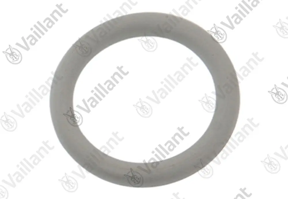 Grauer O-Ring von Vaillant, runde Form ohne sichtbare Maße, geeignet für verschiedene Heizsysteme.